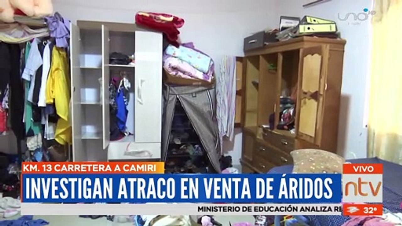 Investigan atraco de venta de áridos