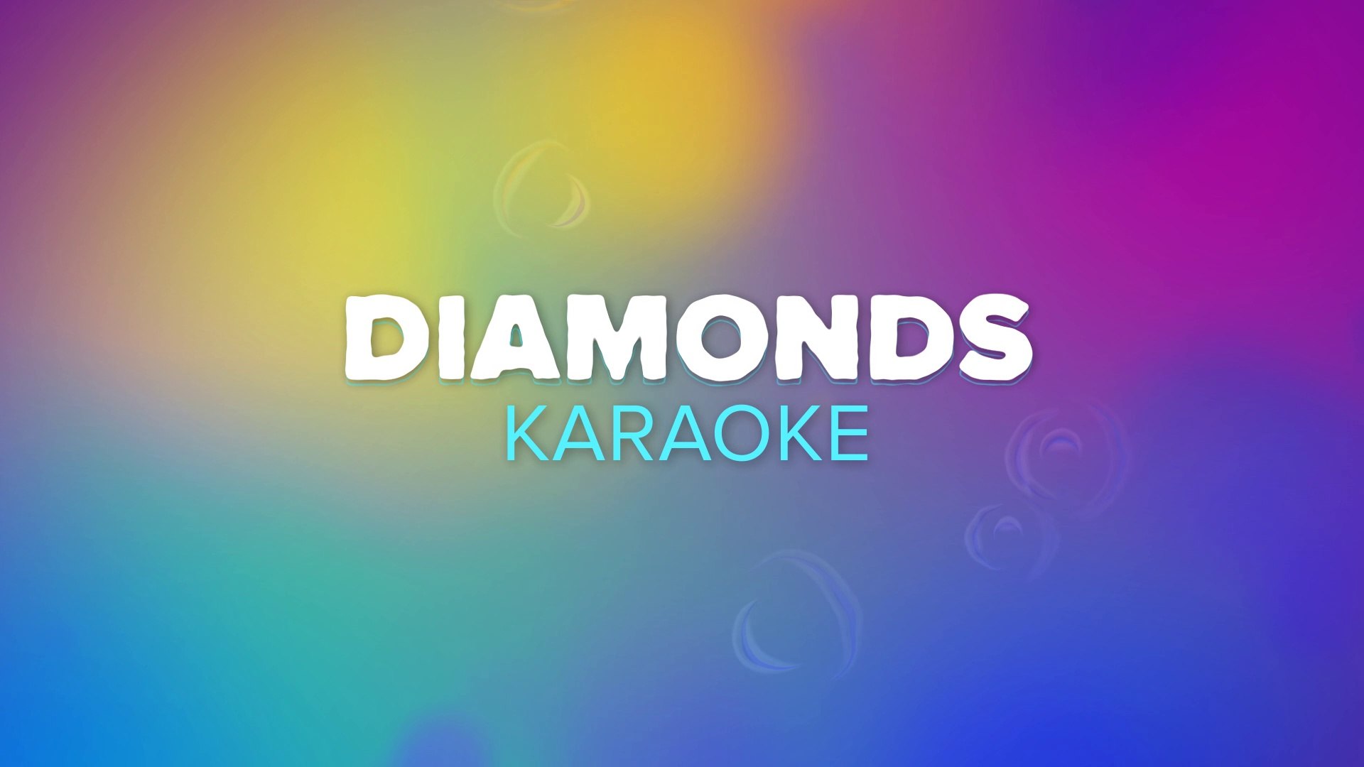 ⁣Diamond - Rihana Karaoke Lyric