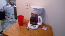 Demonstration Of Using A Coffee Maker For Brewing Tea