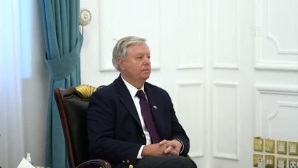 Irak Cumhurbaşkanı Salih'i, ABD'li Cumhuriyetçi Senatör Graham'ı kabul etti