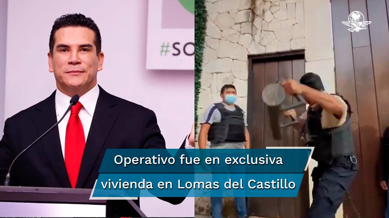 Fiscalía de Campeche catea propiedad de “Alito” Moreno, dirigente del PRI