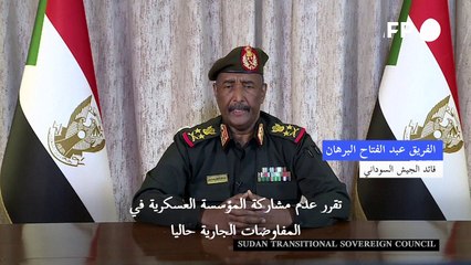 البرهان يعلن "عدم مشاركة" الجيش السوداني في الحوار الوطني