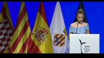 Discurso de la Princesa Leonor en los premios Fundación Princesa de Girona