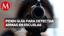 Bancada del PRI solicita guía para detectar armas en escuelas de CdMx
