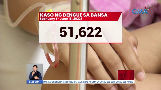 DOH: Kaso ng dengue, mas mataas nang 58% kumpara sa parehong panahon noong 2021 | UB