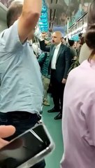 Ulaştırma Bakanı Karaismailoğlu'ndan tutmayan PR Marmaray'a bindi ama kimse tanımadı