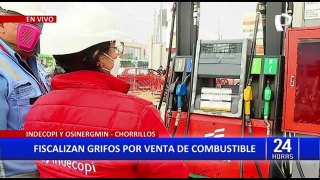Indecopi y Osinergmin verifican correcta venta de combustible en grifos