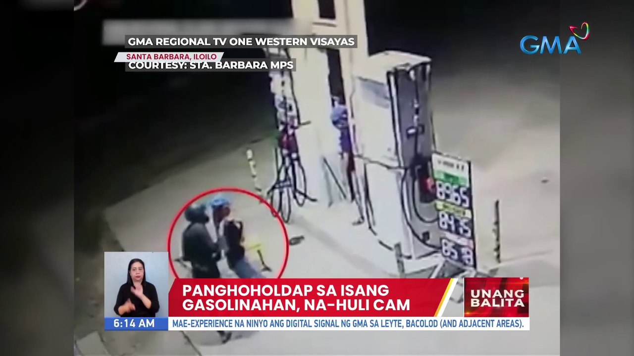Panghoholdap sa isang gasolinahan, na-huli cam | UB
