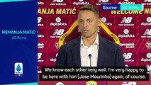 Matic hoping to break record with Mourinho at Roma