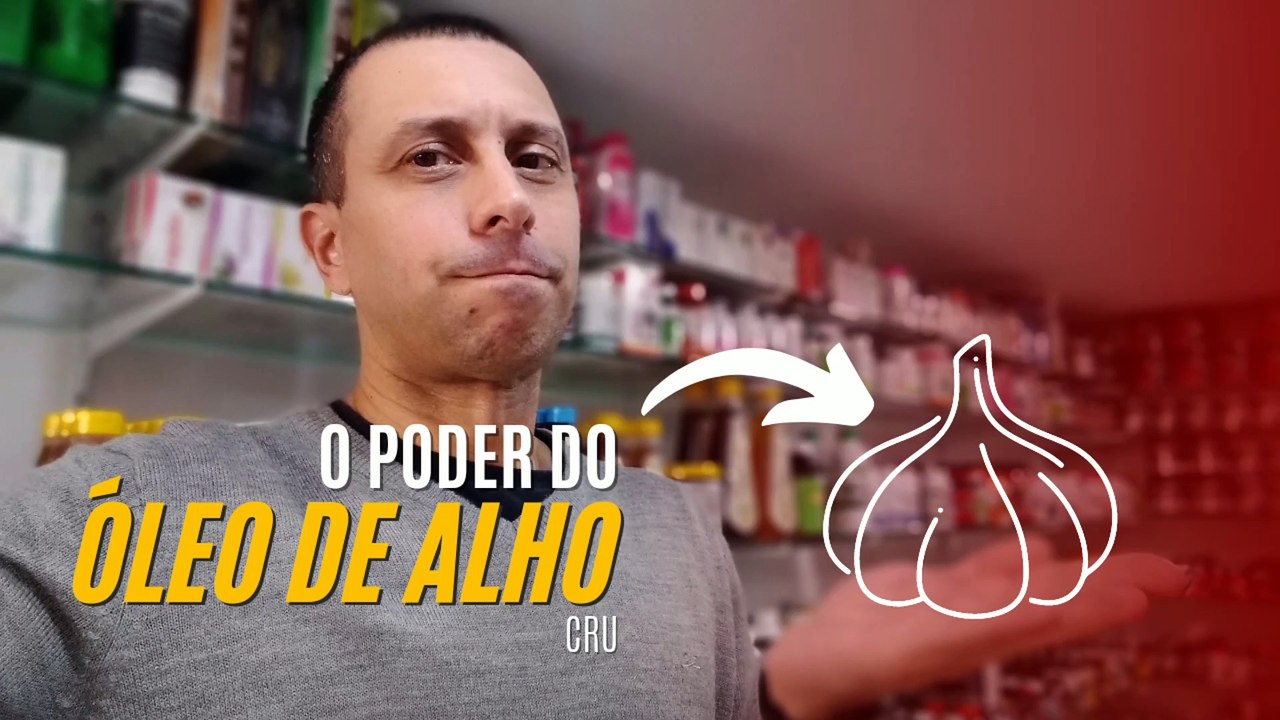 O poder do óleo de alho cru