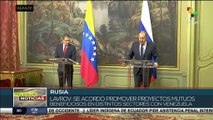 Venezuela y Rusia acuerdan promover proyectos mutuamente beneficiosos