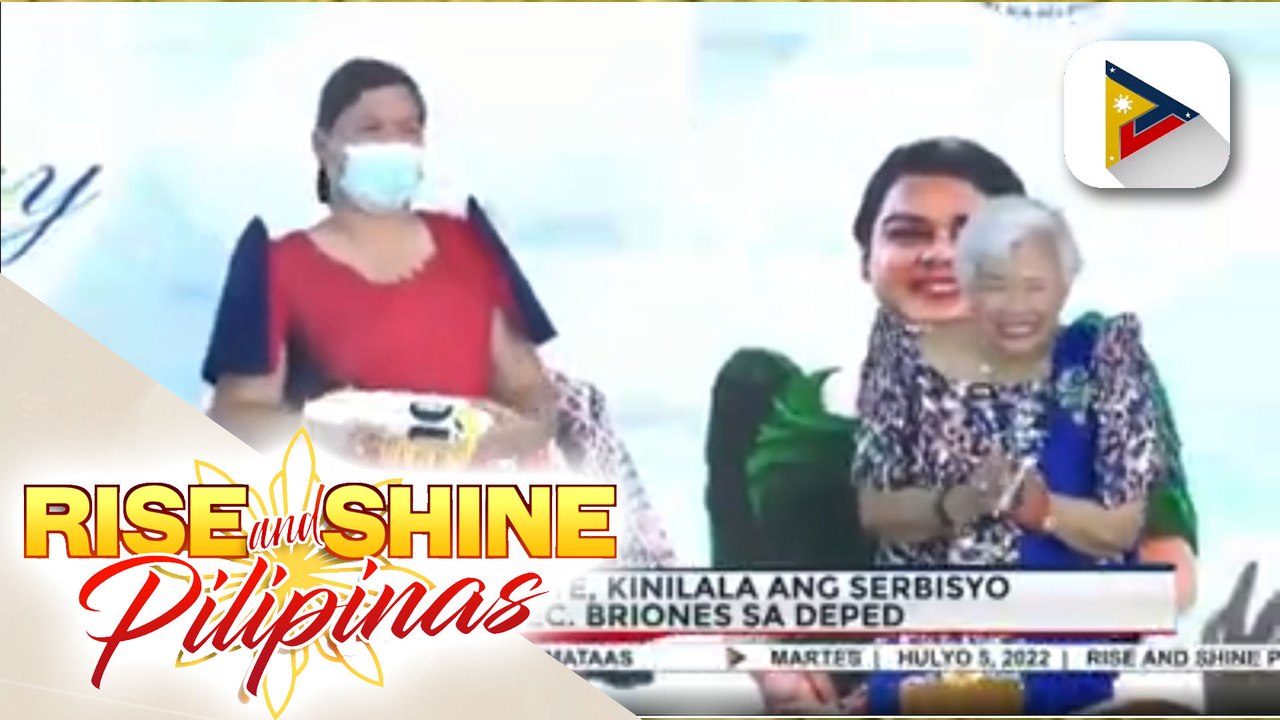 VP Sara Duterte, kinilala ang serbisyo ni ex-Se...