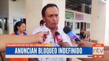 Transportistas de la Chiquitania anuncian bloqueos