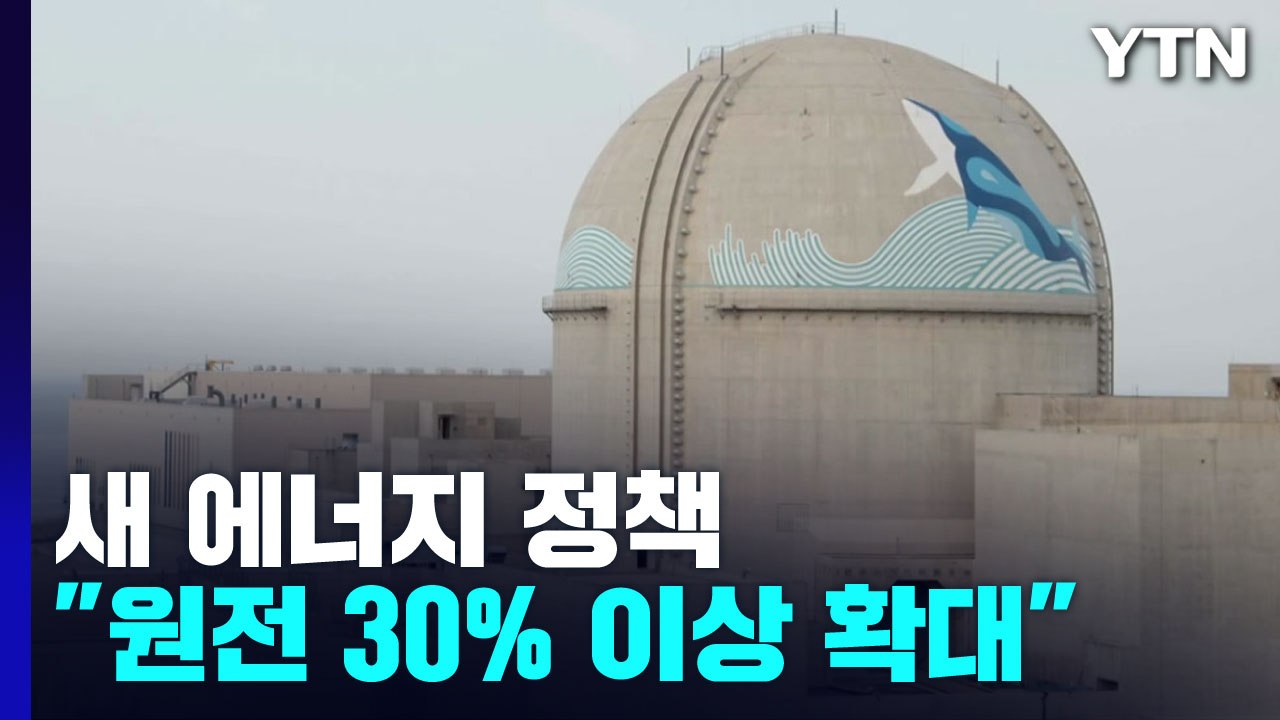 새 에너지 정책 "원전 30% 이상 확대·탈원전 대체" / YTN