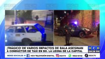 Sicarios ultiman a taxista en barrio La Leona de la capital