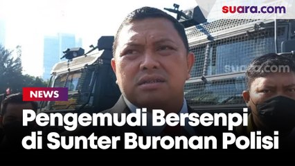 Tabrak 13 Pengendara, Pengemudi Sedan Hitam Bersenjata Api di Sunter Ternyata Buronan Polisi