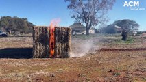 Researchers investigating haystack fires outside of Wagga, NSW | July 5, 2022 | The Daily Advertiser