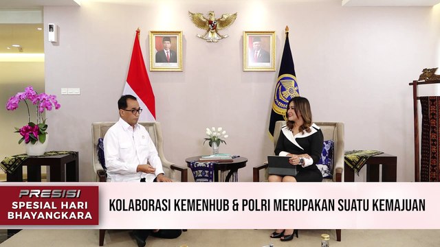 Dialog Presisi Spesial Bhayangkara ke-76 Bersama Budi Karya Sumadi -Menteri Perhubungan RI : Peran Polri Signifikan Dalam Menangani Pandemi dan Pemulihan Ekonomi