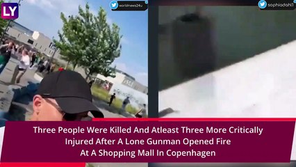 Video herunterladen: Copenhagen Mall Shooting Leaves Three Dead, Multiple People Injured; 22-Yr Old A