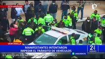 Paro de transportistas en Ventanilla: Se registraron enfrentamientos entre manifestantes y policías