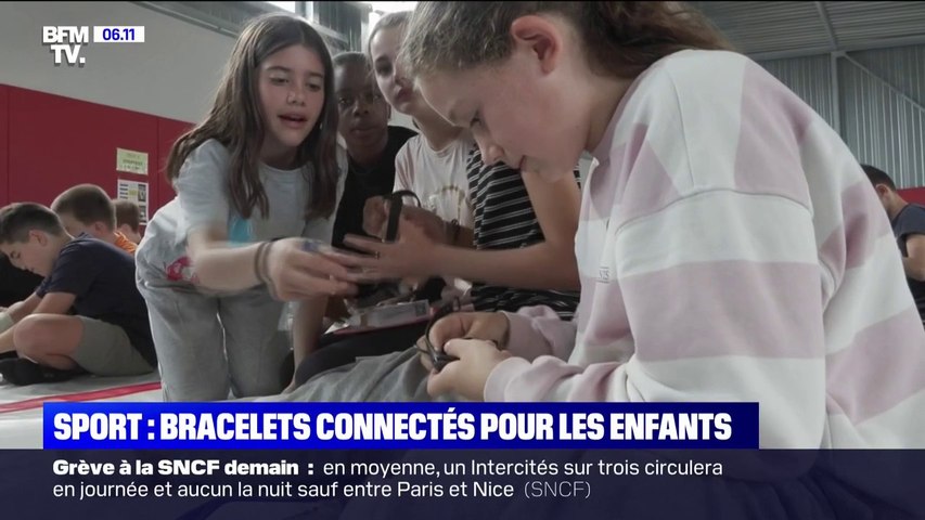 Sarthe: un bracelet connecté testé sur des collégiens pour les inciter à se  dépenser davantage - Vidéo Dailymotion
