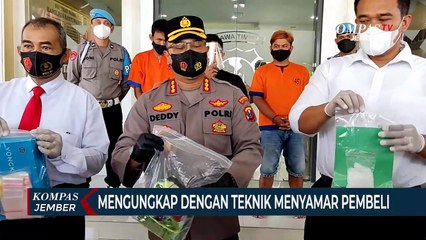 Polisi Ringkus Pengedar 2 Kilogram Sabu di Banyuwangi