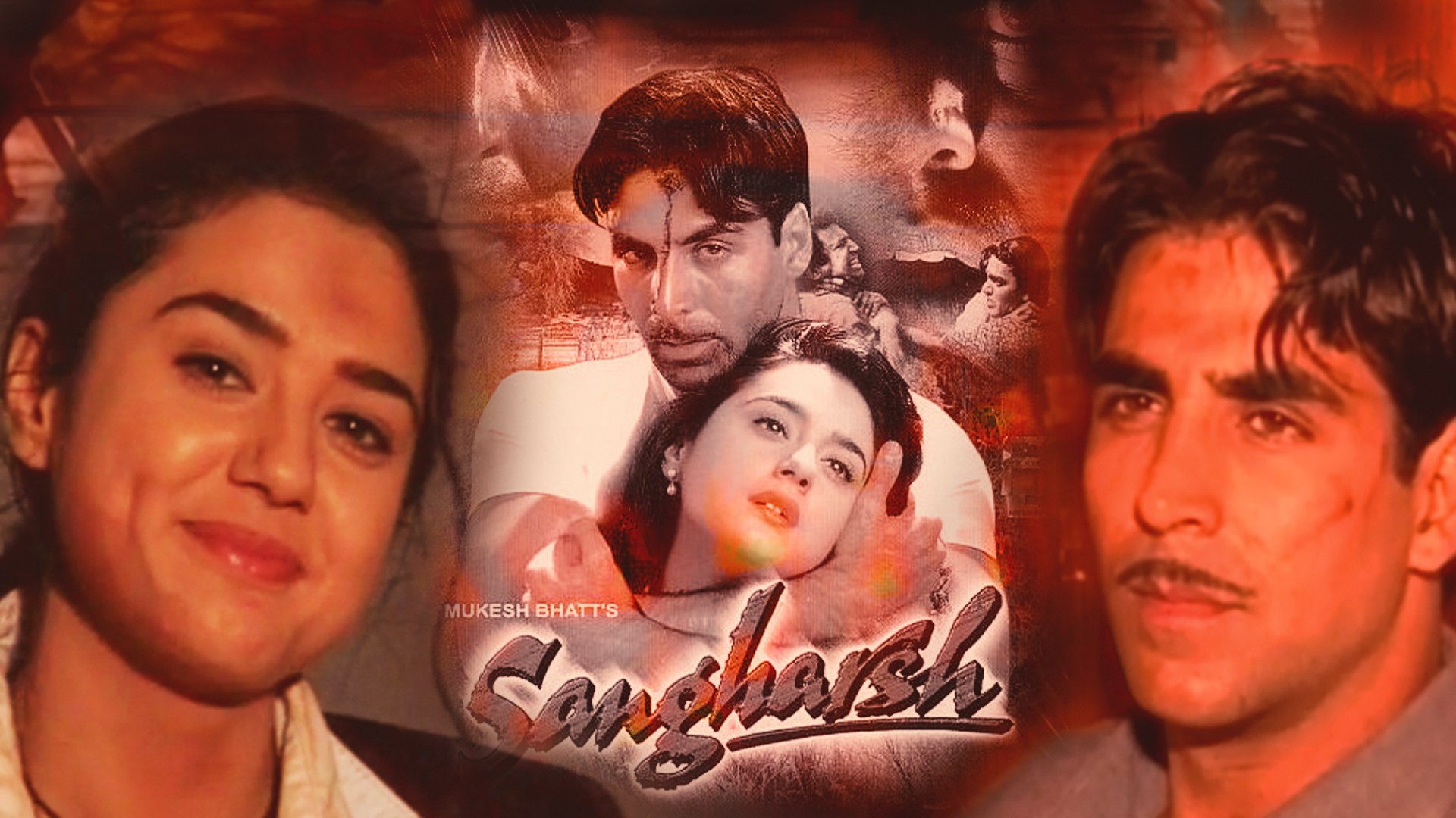Sangharsh On Location 1999 Akshay Kumar Preity Zinta Ashutosh Rana Flashback Video