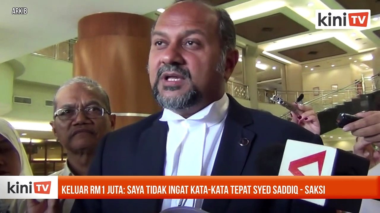 Keluar RM1 juta: Saya tidak ingat kata-kata tepat Syed Saddiq - Saksi
