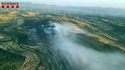 Controlado el incendio en Vallbona de les Monges (Lleida)