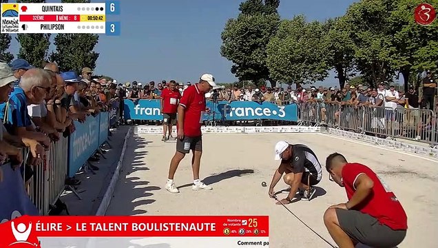 Plus belle partie du mardi : 32e QUINTAIS vs PHILIPSON, Mondial la Marseillaise à pétanque 2022