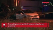 Arnavutköy’de araç içerisinde bulunan aileye kurşun yağdırdılar