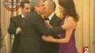 Carla Bruni et Sarkozy recoivent Shimon Peres
