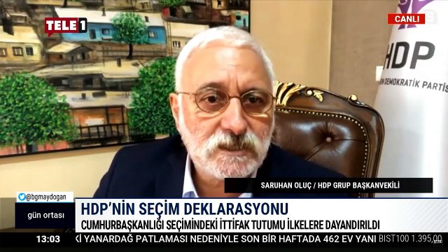Saruhan Oluç: Parlamento seçimlerinde ittifak arayışımız yok, cumhurbaşkanlığı seçimi için de müzakereye açığız