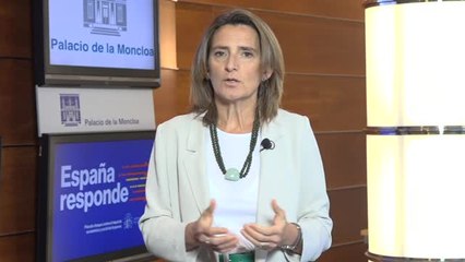 Ribera afirma que la bajada de la luz por el tope al gas empezará a notarse en la factura de julio