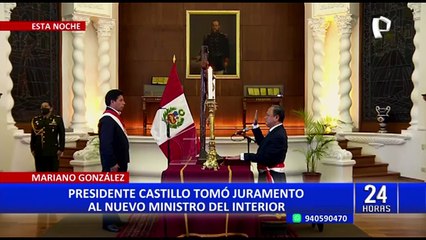 Mariano González Fernández juramentó como nuevo ministro del Interior