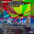 Duh! Heboh Tenda Pernikahan Warna-warni Bak Pelangi, Bikin Fotografer Pusing