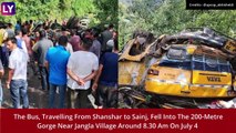 Kullu Accident 12 Die As Private Tourist Bus Falls Into Gorge in Himachal Pradesh’s Mountains