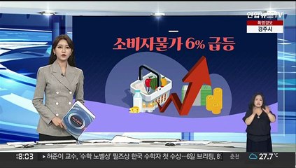 [그래픽뉴스] 소비자물가 6% 급등