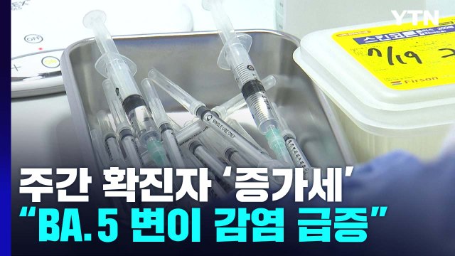 주간 확진자 15주 만에 증가... BA.5가 재유행 주도할 듯 / YTN
