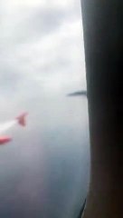 Un caza del Ejército del aire escolta a un avión con destino Menorca por amenaza de bomba