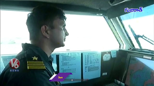 Indian Coast Guard Carried Out Operation 'Island Watch' Along Dwarka Coast With Hovercraft | V6 News