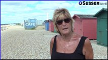 A couple in St Leonards are angry that Hastings Borough Council are not clearing the shingle in front of their rented beach hut