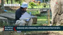 Ekskavasi Arca Dwarapala di Malang, BPCB Temukan Struktur Batu
