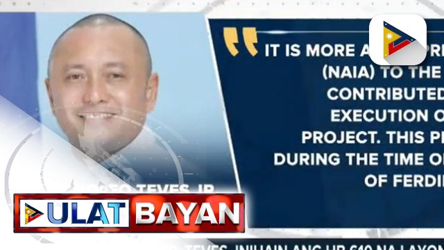 Rep. Teves, inihain ang HB 610 na layong gawing Ferdinand E. Marcos International Airport ang NAIA