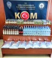 Tekirdağ'da kaçak içki operasyonu: 422 şişe içki ele geçirildi