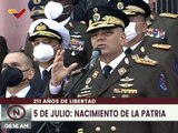 G/J Padrino López: 211 años después hemos reconquistado la independencia nacional