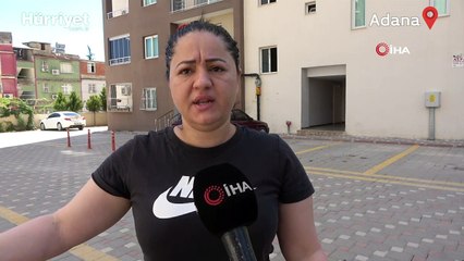 Genç kadına komşusundan 'Oğlun kapıyı hızlı kapattı' dayağı