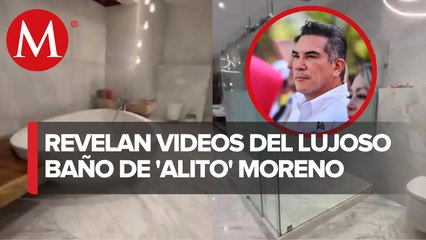 Paredes de mármol y jacuzzi: así es el lujoso baño de Alejandro Moreno