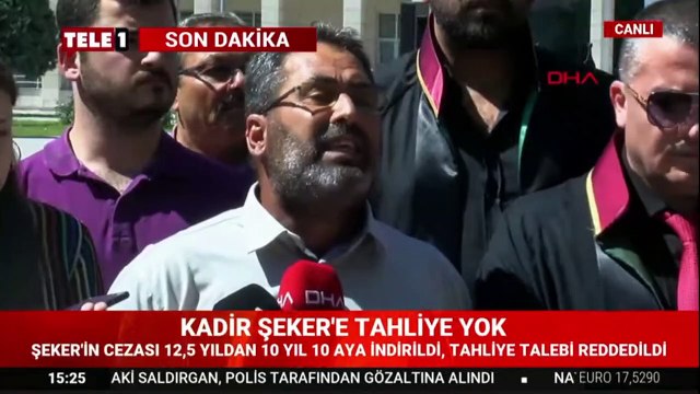 Kadir Şeker'in cezasında tahliye yok!