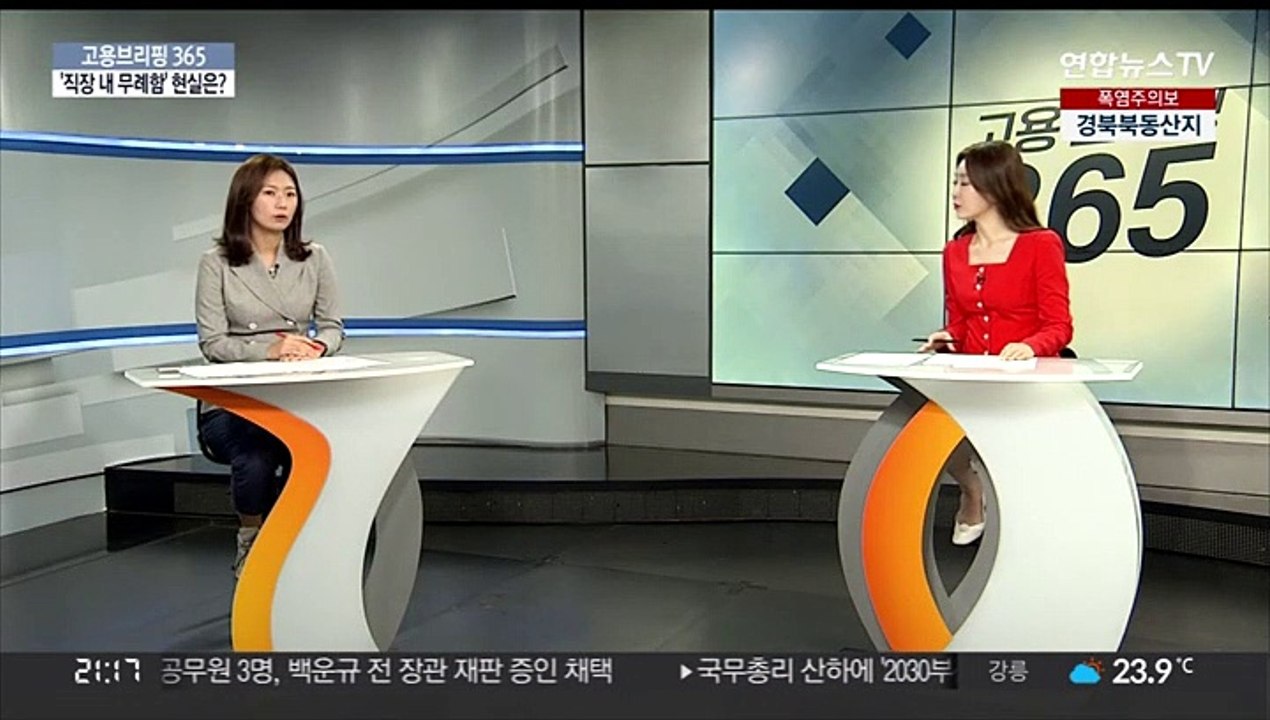 [고용브리핑365] '직장 내 무례함' 현실은?